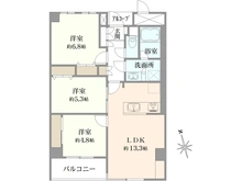 【東京都/府中市宮町】デュオ府中 間取り図