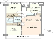 【東京都/稲城市東長沼】稲城ガーデニア弐番館 間取り図