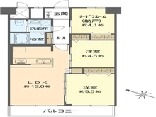 【神奈川県/横浜市栄区長沼町】恒陽戸塚マンション 間取り図