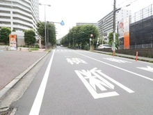 【神奈川県/横浜市戸塚区品濃町】ニューシティ東戸塚 東の街四号館 前面道路