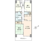 【神奈川県/横浜市戸塚区矢部町】戸塚西パーク・ホームズ壱番館  間取り図