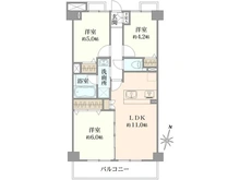 【神奈川県/横浜市戸塚区平戸】アークハイム東戸塚 間取り図