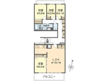 【神奈川県/横浜市保土ケ谷区今井町】ヴィルヌーブ保土ヶ谷 間取り図