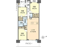 【神奈川県/横浜市戸塚区上品濃】フォートンヒルズ D棟 間取り図