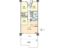 【神奈川県/横浜市戸塚区戸塚町】ザ・レジデンス戸塚 間取り図