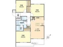 【神奈川県/横浜市戸塚区平戸】シャルム東戸塚 間取り図