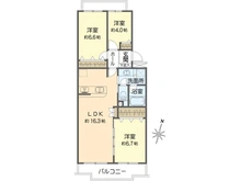 【神奈川県/横浜市港南区日野南】港南台パーク・ホームズ 間取り図