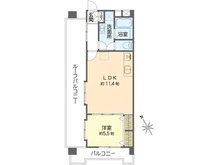 【神奈川県/横浜市戸塚区平戸町】東戸塚ヒミコマンション 間取り図