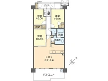 【神奈川県/横浜市戸塚区上矢部町】ラムーナ横浜戸塚スカイリッジ 間取り図