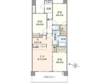 【神奈川県/横浜市戸塚区上品濃】フォートンヒルズ C棟 間取り図