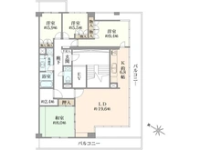 【神奈川県/横浜市戸塚区品濃町】ニューシティ東戸塚南の街 壱号館 間取り図