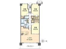 【神奈川県/横浜市港南区東芹が谷】レックス横浜上大岡 間取り図