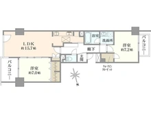 【神奈川県/横浜市戸塚区品濃町】ニューシティ東戸塚パークヒルズ N棟 間取り図