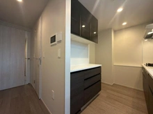 【神奈川県/横浜市戸塚区吉田町】ルネ横浜戸塚 キッチン：右側扉　サービスルーム(納戸)
左側扉　廊下