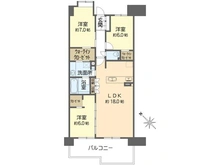 【神奈川県/横浜市戸塚区上矢部町】ラムーナ横浜戸塚フォレストリッジ B棟 間取り図