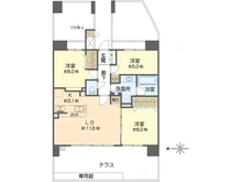 【神奈川県/横浜市戸塚区上品濃】フォートンヒルズ C棟 間取り図