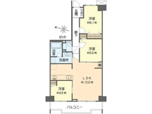 【神奈川県/横浜市戸塚区下倉田町】ブロードスクエア戸塚 ウエストコート 間取り図