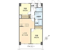 【神奈川県/横浜市保土ケ谷区今井町】ダイアパレス保土ヶ谷 間取り図
