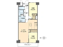 【神奈川県/横浜市戸塚区品濃町】コーラル東戸塚 間取り図