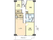 【神奈川県/横浜市南区六ツ川】横浜パークタウンB棟 間取り図