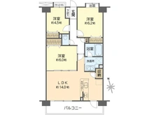 【神奈川県/横浜市戸塚区戸塚町】クリオ戸塚六番館 間取り図