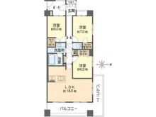 【神奈川県/横浜市戸塚区平戸】ユニーブル東戸塚 間取り図