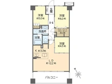 【神奈川県/横浜市戸塚区吉田町】ヴェレーナ戸塚グランガーデン 間取り図