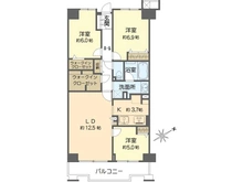 【神奈川県/横浜市戸塚区下倉田町】ブロードスクエア戸塚 イーストコート 間取り図
