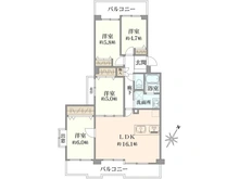 【神奈川県/横浜市戸塚区上矢部町】スカイビュー戸塚 1号棟 間取り図