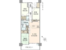 【神奈川県/横浜市戸塚区上矢部町】レイディアントシティ戸塚 間取り図