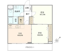 【神奈川県/横浜市栄区桂町】初穂マンション本郷台 間取り図