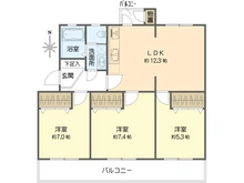 【神奈川県/横浜市泉区和泉町】グリーンハイムいずみ野 36号棟 間取り図