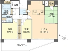 【神奈川県/横浜市戸塚区上矢部町】レイディアントシティ戸塚 間取り図