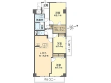 【神奈川県/横浜市戸塚区戸塚町】藤和戸塚コープ 間取り図