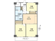 【神奈川県/横浜市保土ケ谷区権太坂】ソフトタウン保土ケ谷 間取り図