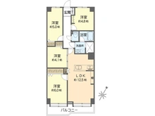 【神奈川県/横浜市都筑区大熊町】大倉山陽光ハイツ 間取り図