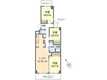 【神奈川県/横浜市戸塚区上矢部町】ストークマンション戸塚 間取り図