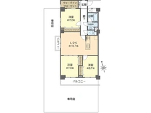 【神奈川県/横浜市戸塚区前田町】グリーンコーポ東戸塚 A棟 間取り図