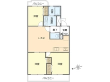 【神奈川県/横浜市神奈川区片倉】藤和片倉台コープ 間取り図