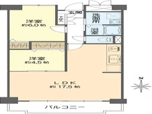 【大阪府/吹田市江坂町】進和江坂アーバンライフ 間取り図