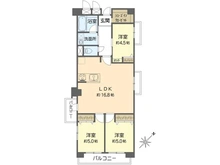 【大阪府/吹田市佐井寺】ライオンズマンション南千里 間取り図