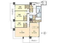 【大阪府/箕面市船場東】レ・ジェイド箕面船場ノースレジデンス 間取り図