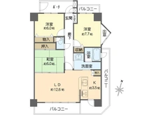 【大阪府/吹田市広芝町】デュアル江坂広芝町 間取り図