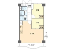 【大阪府/吹田市垂水町】チサンマンション第二江坂 間取り図