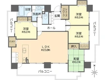 【大阪府/吹田市広芝町】ドルチェヴィータ江坂 間取り図