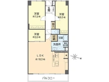 【大阪府/吹田市新芦屋下】シャルム千里丘 間取り図