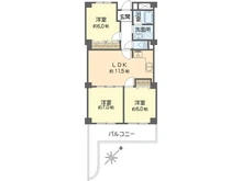 【大阪府/吹田市青葉丘南】インペリアル千里青葉丘 間取り図