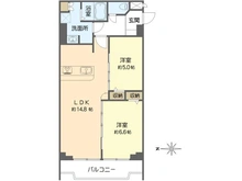 【大阪府/吹田市江坂町】ルネ江坂 間取り図
