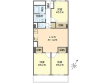 【大阪府/吹田市山田西】千里スカイハイツ 間取り図