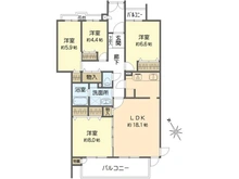 【大阪府/吹田市津雲台】東急ドエル・アルス津雲台 間取り図